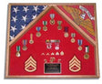 Flags Connections 2 Flag Military Shadow Box