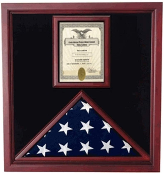 Flag and Document Case - Vertical 8 1/2 x 11 Document - The Military Gift Store