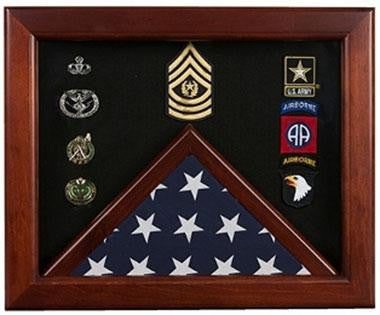 Flag Connections Master Sergeant Flag Display Cases - Master Sergeant Gift