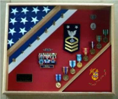 Flag Connections Marine Corps Gifts, USMC Shadow Box, Marine Corps Gift