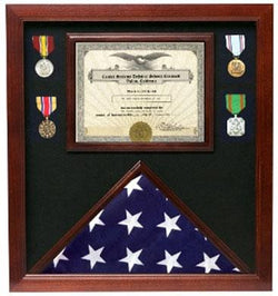 Flag Connections Police Medal and Flag Display Case