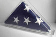 Memorial flag acrylic shadowbox veteran military burial display