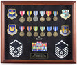 Large Medal Display case. - The Military Gift Store