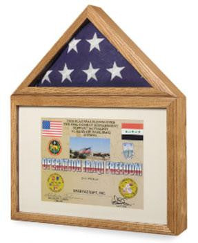 Flag Connections Large Flag and Certificate Display case
