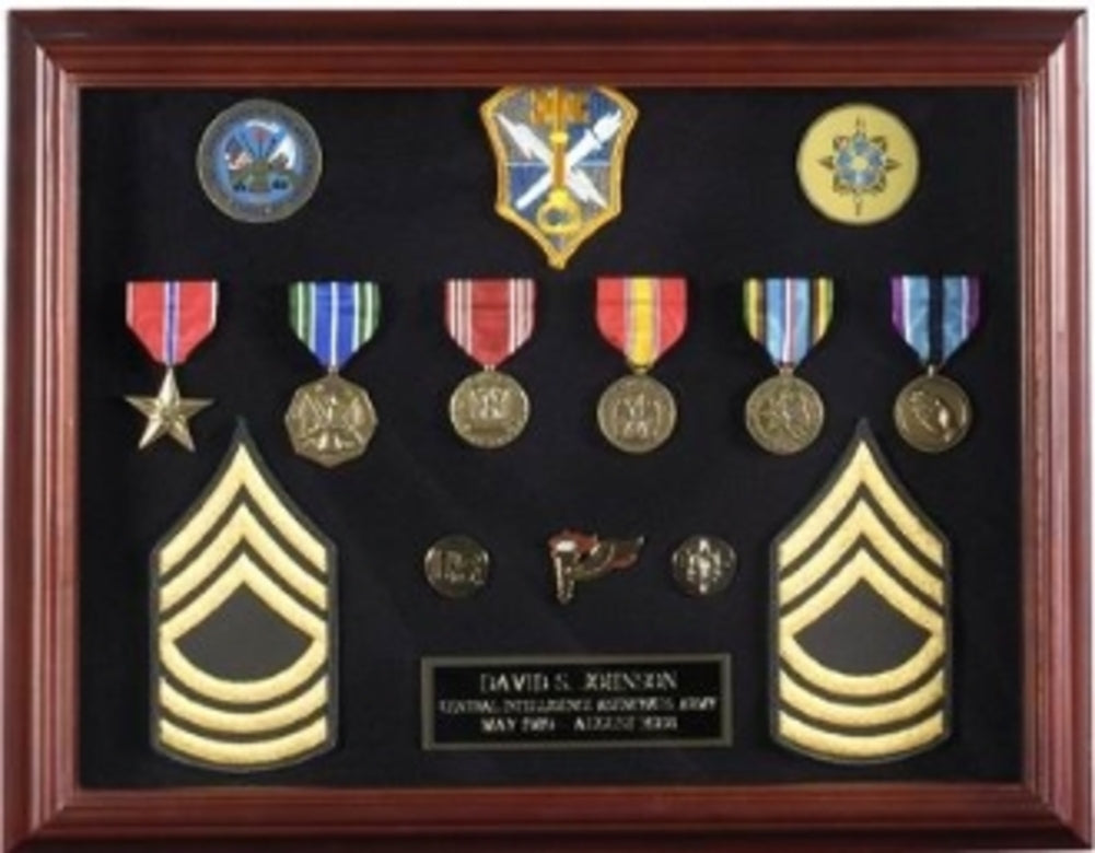 Large Medal Display Case. - The Military Gift Store