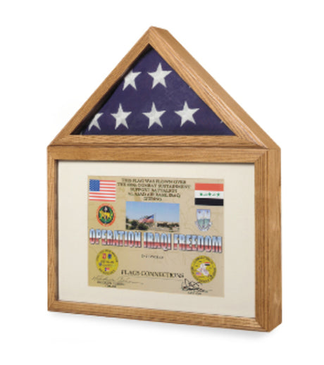 Flag Medal Display case, Flag and Medal Shadowcase. - The Military Gift Store