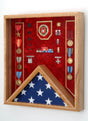 Flag Display case Combo Awards , Shadow Box. - The Military Gift Store