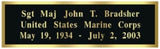 Engraved Brass Plates. - The Military Gift Store