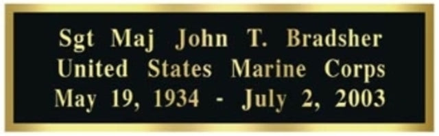 Laser Engraved Name Plates., , The Military Gift Store, Laser Engraved Name Plates
