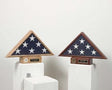 Burial flag Display and pedestal case - flag Pedestal, , The Military Gift Store, Casket Flag display Cases
