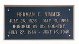 Large Name Plate - Engraved name plates, , The Military Gift Store, Laser Engraved Name Plates