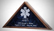 EMT Flag case, Medical Flag display case., , The Military Gift Store, Casket Flag display Cases