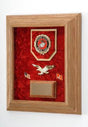 Deluxe Awards Display Case Tribute To Soldiers - Oak, , The Military Gift Store, Military Frames, Military Medal and Photo Frames