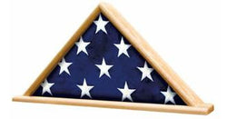 Memorial Flag Display Shadow Box  ceremonial sized 3' x 5' flag, 4' x 6 flag or even 5'x 9' Flag