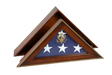 Five Star General Flag Case, Burial Flag Display Case