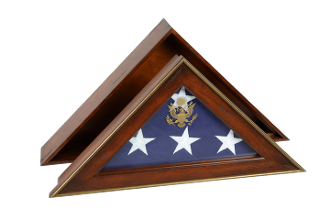 Five Star General Flag Case, Burial Flag Display Case