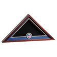 Mahogany Flag Display Case With US Medallion, , The Military Gift Store, Medallion Flag cases