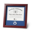 Air Force Medallion Certificate Frame 8 by 10
