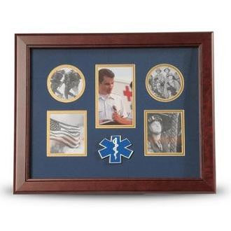 EMS Medallion Five Picture Collage Frame, , The Military Gift Store, Military Frames, Military Photo Frames, Military Gifts