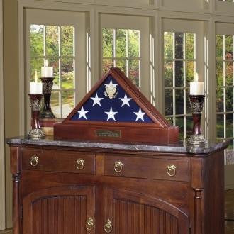 Burial Display case for flag, , The Military Gift Store, Casket Flag display Cases