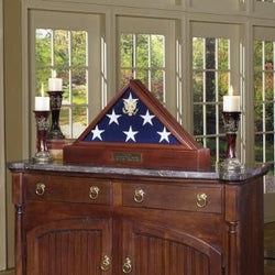 Burial Display case for flag