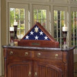 Burial Display case for flag.