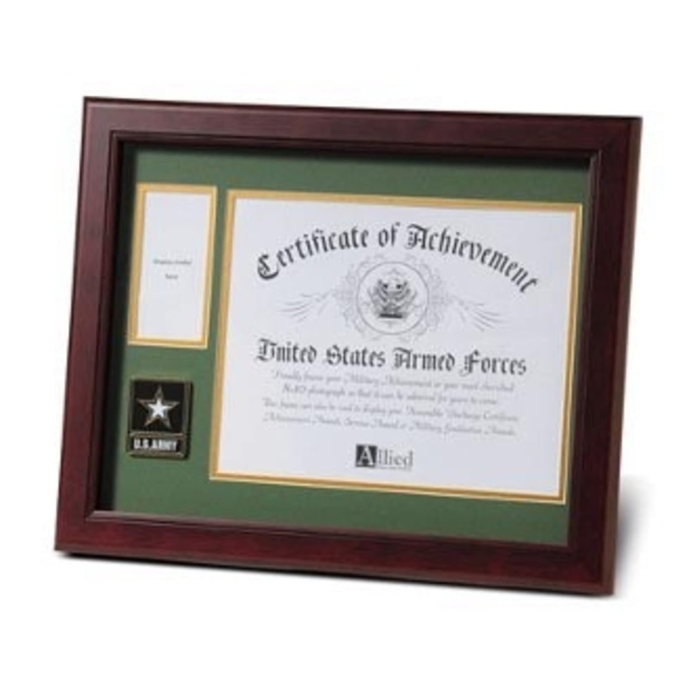 Go Army Medallion Certificate and Medal Frame. - The Military Gift Store