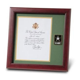 Go Army Medallion,Presidential Memorial Certificate Frame.