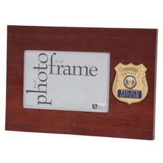 Police Department Medallion Desktop Picture Frame