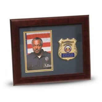 Police Department Medallion Portrait Picture Frame