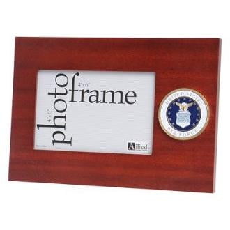 U.S. Air Force Medallion Desktop Picture Frame 6.5-Inches by 9.5-Inches