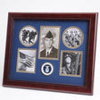 U.S. Air Force Medallion 5 Picture Collage Frame Mahogany Colored Frame Molding