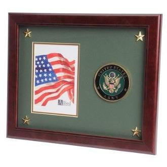 U.S. Army Medallion Picture Frame with Stars