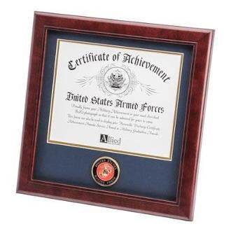 U.S. Marine Corps Medallion Certificate Frame Small U.S. Marine Corps Medallion