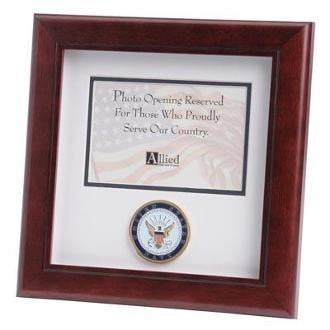 U.S. Navy Medallion Landscape Picture Frame.