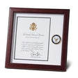 U.S. Navy Medallion Presidential Memorial Certificate Frame 14-Inches by 14-Inches