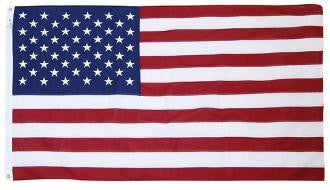 American Flag 5ft x 9.5ft Cotton by Valley Forge