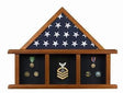 The Colonial Flag Display Case - Oak, , The Military Gift Store, Flag and Medal Display Cases