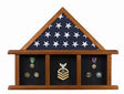 The Colonial Flag Display Case Measures 24H x 32W x 3 3/4D, , The Military Gift Store, Flag and Medal Display Cases