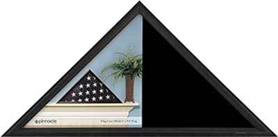 Pinnacle Frames & Accents Wood Flag Display Case Box, 16" x 22.5"