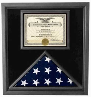 Flags Connections Retirement Flag Display Case - Military Retirement Gift