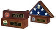 Flags Connections Veteran Flag Case and Pedestal With Medallion - The Military Gift Store