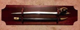 Sword Holder Personalized Laser Engraved Metal Plate, , The Military Gift Store, Sword Display Products