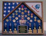 Army 2 Flag Shadow Box/Display Case. - The Military Gift Store