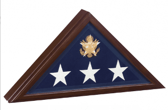 Memorial Flag Display Case - Presidential Flag Case – Cherry