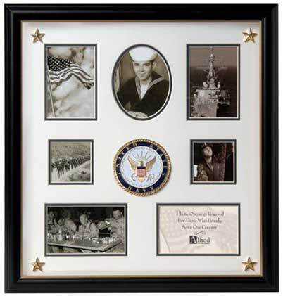 Flags Connections United States Navy Collage Frame
