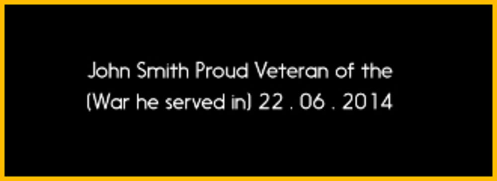 Laser Engraved Name Plates., , The Military Gift Store, Laser Engraved Name Plates