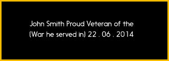 Laser Engraved Name Plates. - The Military Gift Store