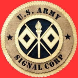 Signal Corps Wall Tributes Signal Corps Wall Plaque is Completely handmade