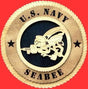 SeaBee Wall Tribute,Seabee Wood Wall Tribute,Seabee emblem